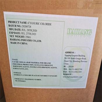 Cyanuric Chloride CAS 108-77-0