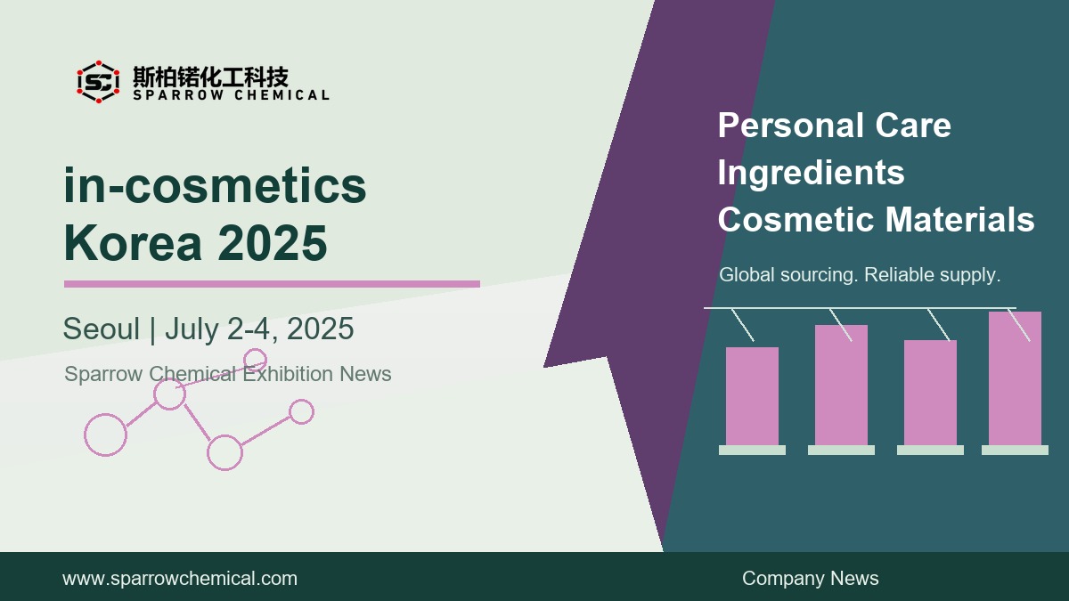Sparrow Chemical attended in-cosmetics Korea 2025 in Seoul