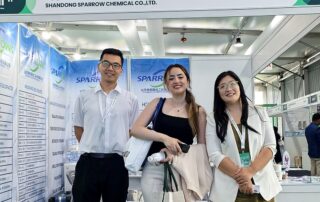 Sparrow Chemical booth and visitors at CPHI China 2026