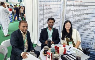 Sparrow Chemical meeting visitors at CPHI China