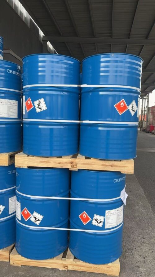 Dioctyl terephthalate DOTP CAS 6422-86-2 drum packaging illustration